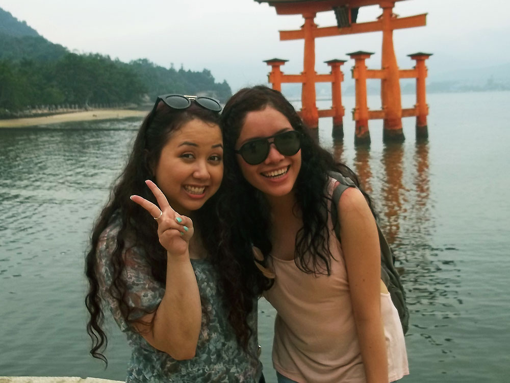 Mari and Katarina in Japan
